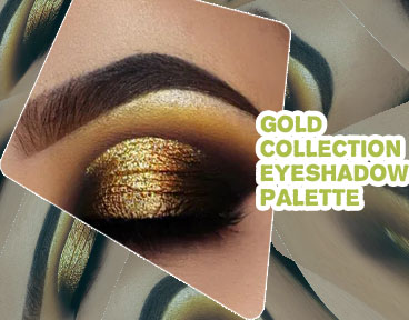 Gold eyeshadow