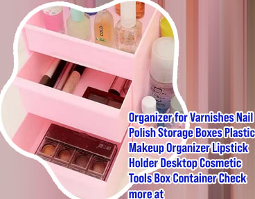 Plastic makeup box