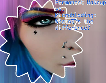 Tattooed makeup
